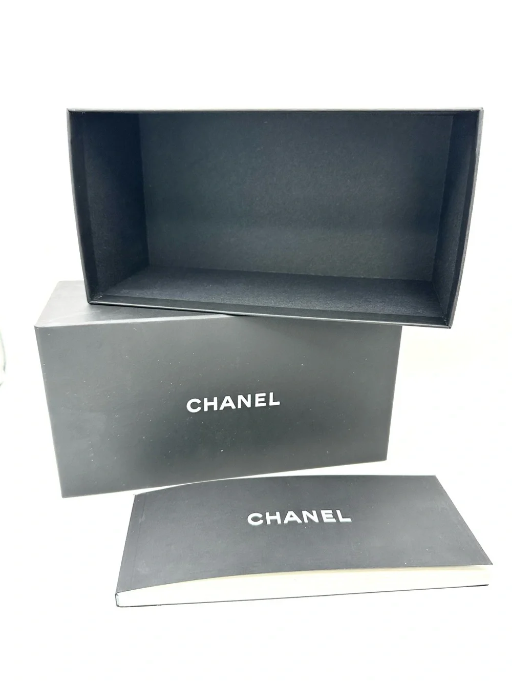 Empty Chanel Sunglasses Box With Chanel Ribbon AUTHENTIC
